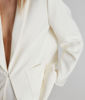 Picture of ALIZEE OVERSIZED CREAM BLAZER